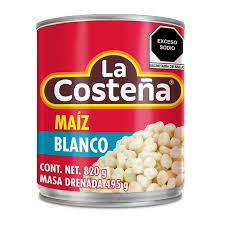 La Costeña Maíz Blanco 820g